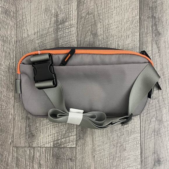 Tomtoc Explorer T-21 S Sling Bag Gray Orange - Picture 4 of 5